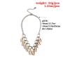Fashion Shell Tassel Jewelry Exaggeration Alloy Pendant Necklace For Womens