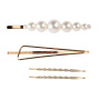 Women Simple Irregular wedding Metal Hair Accessories pear Hair Barrettes Women Simple Irregular wedding Metal Hair Accessories pear Hair Barrettes
