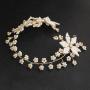 Handmade Wedding Accessories Ribbon tassels peal Bridal pearl hairband Handmade Wedding Accessories Ribbon tassels peal Bridal pearl hairband