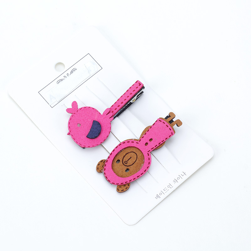 2020 Handmade Lovely Kids Multicolor Cartoon Animal Girls Hairpins Hair clips 2020 Handmade Lovely Kids Multicolor Cartoon Animal Girls Hairpins Hair clips