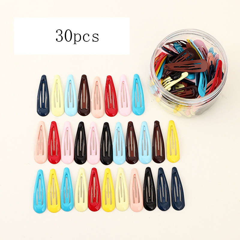30pcs wholesale Children's candy color bb clip metal hair hairpin clip 30pcs wholesale Children's candy color bb clip metal hair hairpin clip