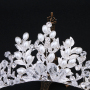 New dsgin silver pearl wedding crystal bridal tiaras and crowns for girls