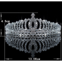 Wholesale rhinestone hair accessories girl children wedding bridal crystal headpiece tiara crown