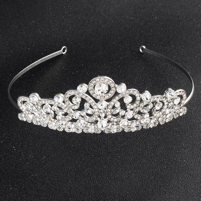 Fashion silver women rhinestone crystal wedding round bridal tiaras crown Fashion silver women rhinestone crystal wedding round bridal tiaras crown