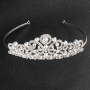 Fashion silver women rhinestone crystal wedding round bridal tiaras crown Fashion silver women rhinestone crystal wedding round bridal tiaras crown