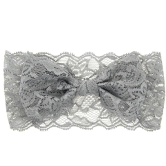 2020 Hot Fashion Multi Colored Bow Elastic Lace Hairband for Girls Hair Accessories