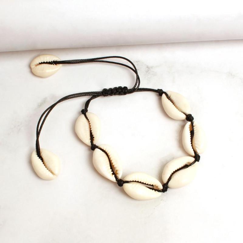 High Quality Custom Handmade Bohemia Adjustable Sea Shell Bracelet for Women High Quality Custom Handmade Bohemia Adjustable Sea Shell Bracelet for Women