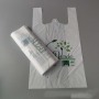 New trendy bulk custom pattern logo supermarket shopping portable biodegradable plastic packaging bags