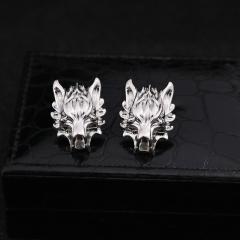 High Quality Men's Suits Gold metal brooch Corsage Needle Chain Handmade Lapel Pin tiger brooches for men