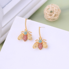 Gift Drop Jewelry Silver For Women Girls Gold Butterfly Earrings