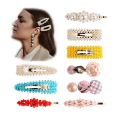 Women Simple Irregular wedding Metal Hair Accessories pear Hair Clips