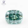 Hot popular synthetic gemstones green color loose Moissanite