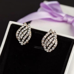 2020 Hot sales amazon flashy diamond angel short style lady elegant permanent earrings for daily 2020 Hot sales amazon flashy diamond angel short style lady elegant permanent earrings for daily