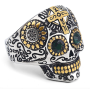 2019 New design fashiongothic cool men souvenir silver skull rings 2019 New design fashiongothic cool men souvenir silver skull rings