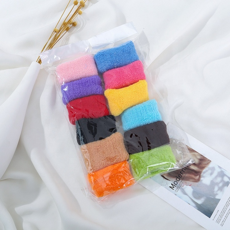 Wide high custom elastic seamless nylon hair tie black elastic hair bands