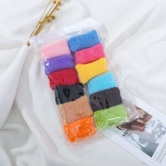 Wide high custom elastic seamless nylon hair tie black elastic hair bands