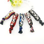 Wholesale Custom High Elastic Leopard Rainbow Pearl Hair Ties For girls Wholesale Custom High Elastic Leopard Rainbow Pearl Hair Ties For girls