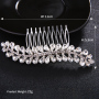 New design rhinestone Wedding hair accessories crystal bridal hair combs