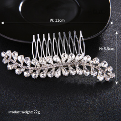 New design rhinestone Wedding hair accessories crystal bridal hair combs