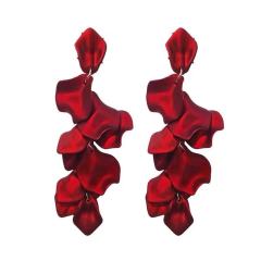 2020 custom fashion fancy girls women red jewelry long tassel for women