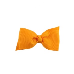 Hot hair clip candy color children's hair accessories grip fabric headdress bow small metal hair clips