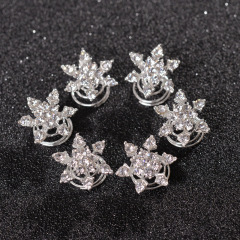 2019 Fashion vintage women show party pearl Twisted Crystal wedding bride spin hair pin
