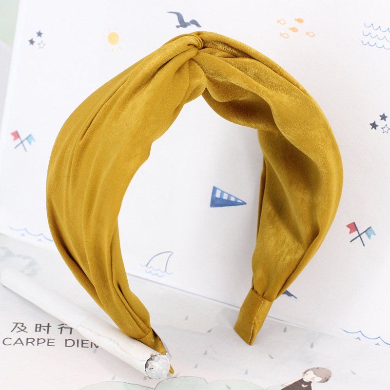 Women Hair Accessories custom elastic fabric Knot Hair Band Headband Women Hair Accessories custom elastic fabric Knot Hair Band Headband
