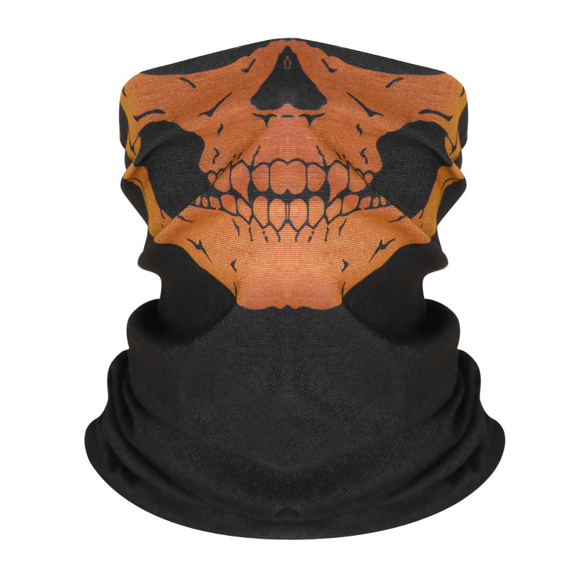 Promotional Headscarf Windproof Seamless Multi functional Magic Prop Skull Bandana