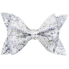 2020 Shining sequin 6 color flamingo bows knot hair clips for girls hair accessories