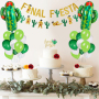 Mexican Carnival Party Banner Cactus Aluminum Balloon Cake Decoration party suppliers Mexican Carnival Party Banner Cactus Aluminum Balloon Cake Decoration party suppliers