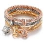 Ins Amazon Cheap Jewelry Gold plated Chain Layer Rhinestone Bangle popcorn bracelet for Women Ins Amazon Cheap Jewelry Gold plated Chain Layer Rhinestone Bangle popcorn bracelet for Women