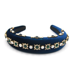 New fashion thickened luxury jewel women lady vintage Baroque headband