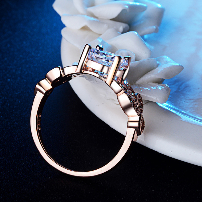 Newest Jewelry Shinny Round Cubic Ring Silver Plated Full Crystal Rings For Women Wedding Engagement Newest Jewelry Shinny Round Cubic Ring Silver Plated Full Crystal Rings For Women Wedding Engagement