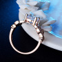 Newest Jewelry Shinny Round Cubic Ring Silver Plated Full Crystal Rings For Women Wedding Engagement Newest Jewelry Shinny Round Cubic Ring Silver Plated Full Crystal Rings For Women Wedding Engagement