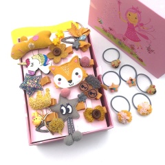 New korean kid headwear vintage clip crown baby girl head hair bands