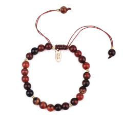 Personal Bangle Bracelet Handmade Crystal Onyx Bead Bracelets
