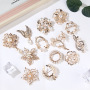 Latest Fashion Flower Rhinestone Women, Girl Crystal Custom Pearl Brooches