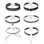 Fashion Hot Sale Ladies Sexy Gothic Lace Choker Necklace Sets for Women Fashion Hot Sale Ladies Sexy Gothic Lace Choker Necklace Sets for Women