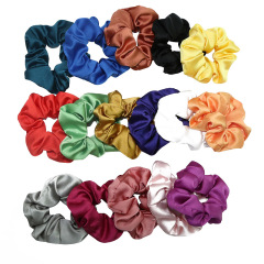 Women Fashion Scrunchies Elastic Solid Color Check Ponytail Holders girls elastic hair tie ponytail Women Fashion Scrunchies Elastic Solid Color Check Ponytail Holders girls elastic hair tie ponytail