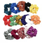 Women Fashion Scrunchies Elastic Solid Color Check Ponytail Holders girls elastic hair tie ponytail Women Fashion Scrunchies Elastic Solid Color Check Ponytail Holders girls elastic hair tie ponytail