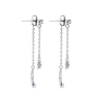 2019 Fashion diamond accessories women jewelry silver zircon sailor moon earings 2019 Fashion diamond accessories women jewelry silver zircon sailor moon earings