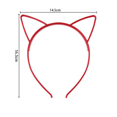 Colorful custom kids hair accessories cat plastic cat ear headband
