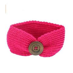 Autumn and winter new style Knot buckle kid hair accessories woolen hair band
