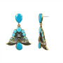 New exquisite fashion wings rhinestone full diamond resin bell women earrings New exquisite fashion wings rhinestone full diamond resin bell women earrings