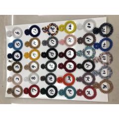 custom fashion women girls Gift Fashion Statement Bohemian Handmade hoop seed bead earring designs with bead