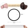 Amazon Hot Sale Ponytail Holders Seamless Rubber Elastic Hair Ties for Women and Girls