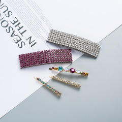 Victoria Baroque Non Slip Accessories crystal clips diamond crystal hair pins