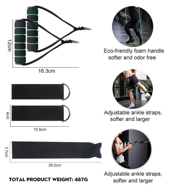 Hot selling Home Workouts Yoga Fitness Natural Latex 11 Pcs Resistance Band Hot selling Home Workouts Yoga Fitness Natural Latex 11 Pcs Resistance Band
