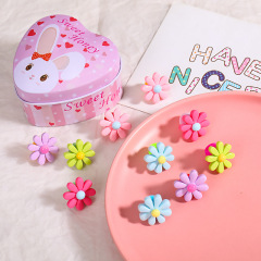 Wholesale children's flower animals mini plastic hair claw clips for kids