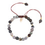 Personal Bangle Bracelet Handmade Crystal Onyx Bead Bracelets